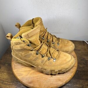 Jordan 9 Boot Wheat Mens Sz 13 Winter Hiking Boots AR4491-700